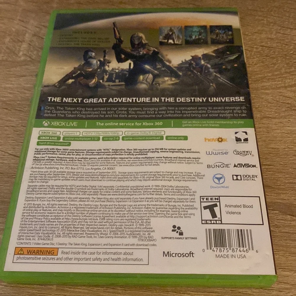 Xbox one / Xbox 360 games